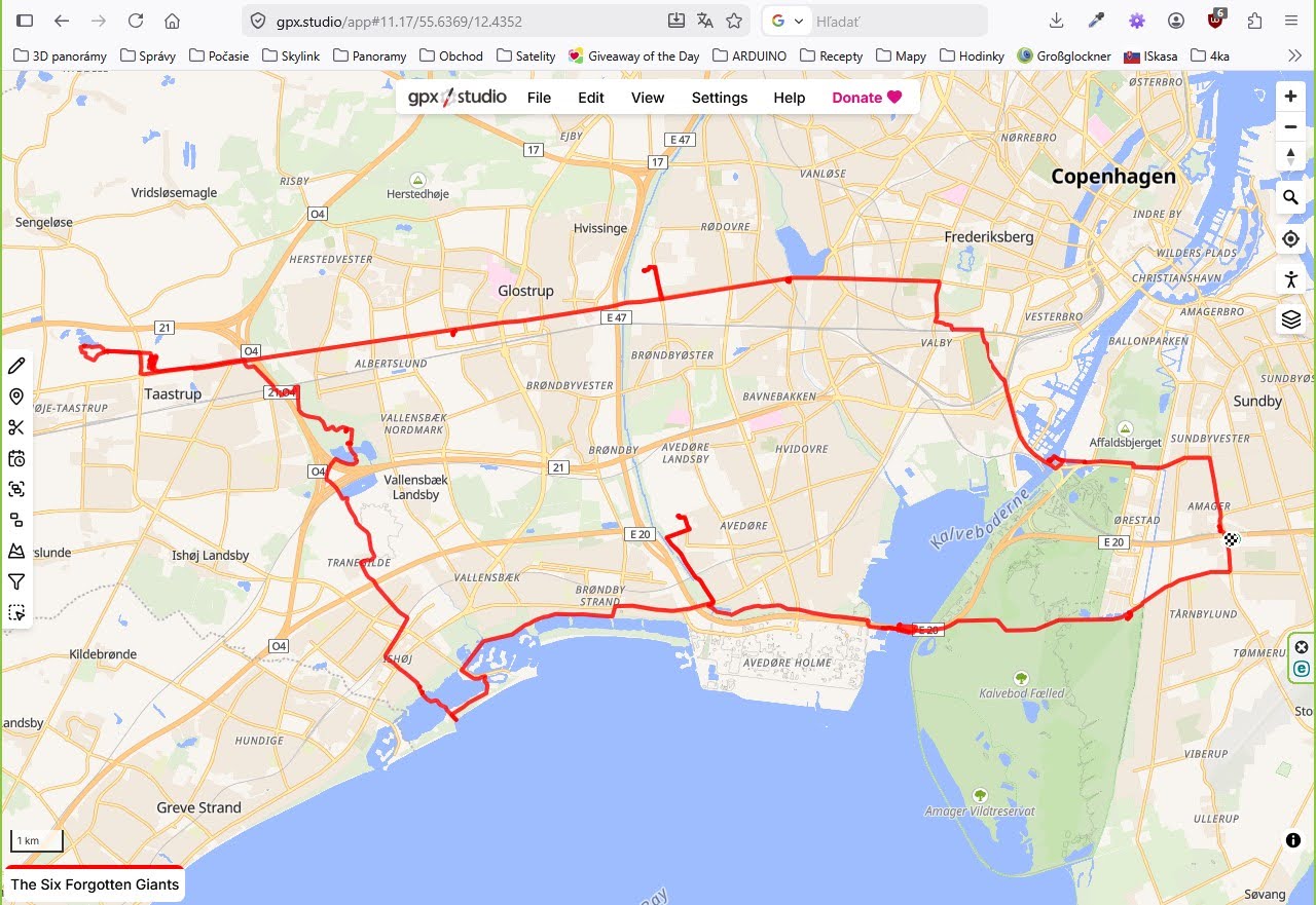 Po stopách zabudnutých obrov, 68 km