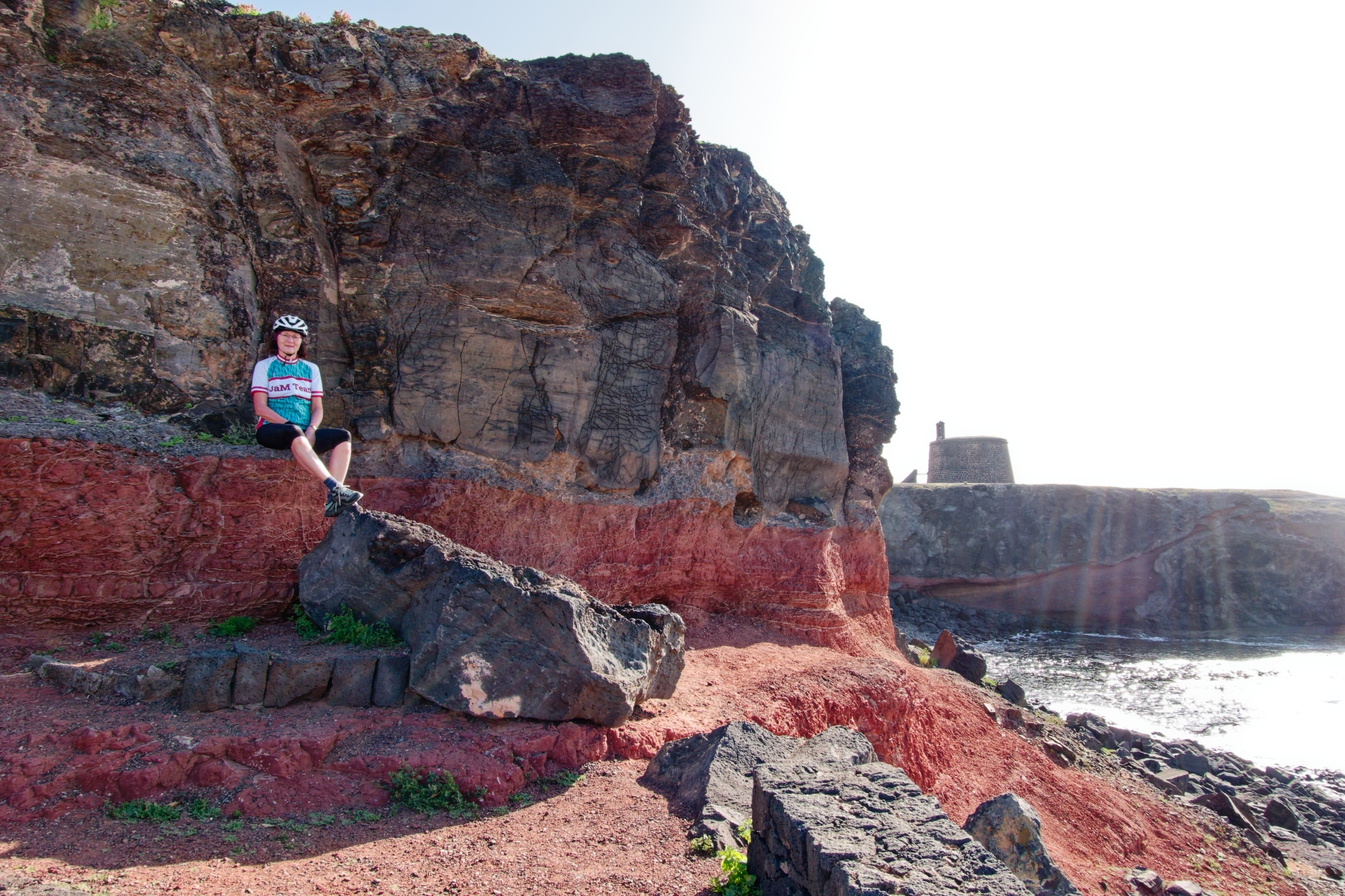 Vyhliadka, v pozadí - Castillo de las Coloradas