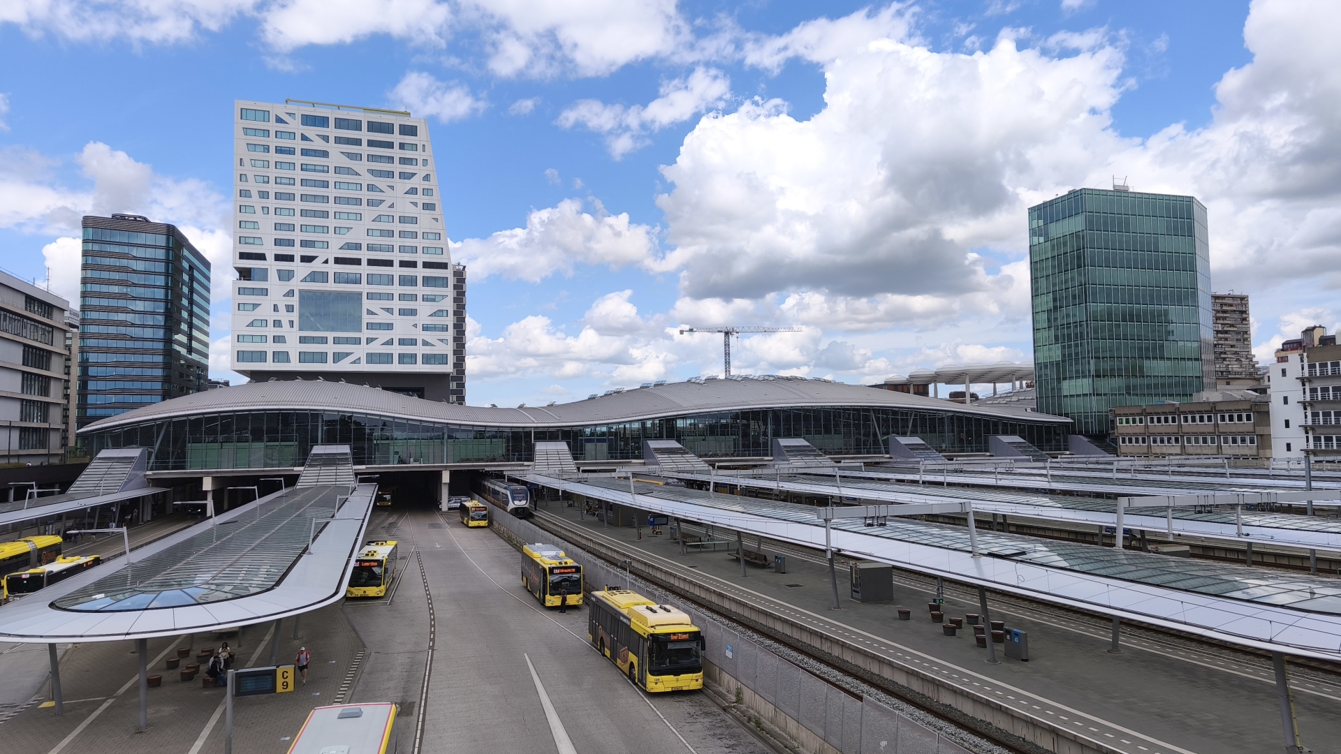 Utrecht - železničná a autobusová stanica
