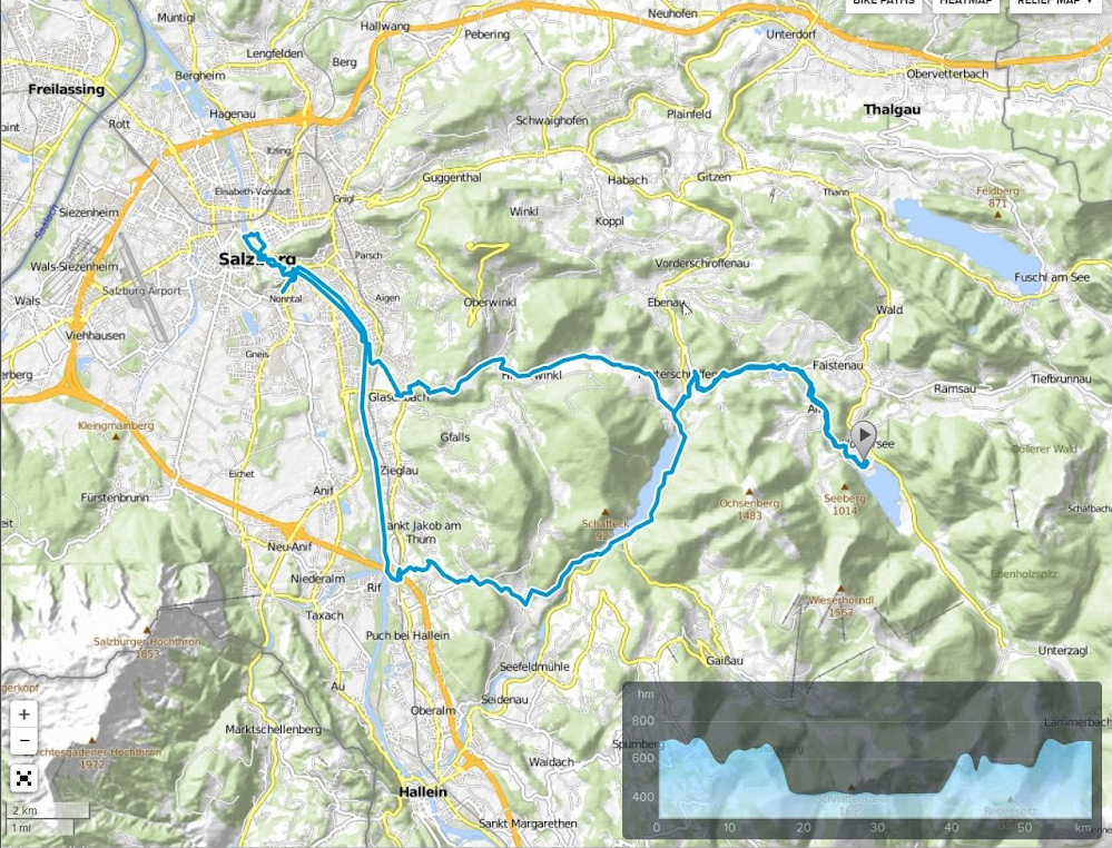  4. deň: Vordersee – Salzburg – Vordersee