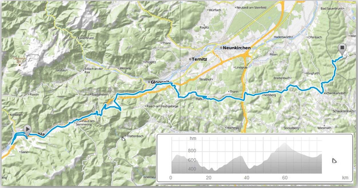 2. deň: Forchtenstein – cez Semmering – Mürzzuschlag